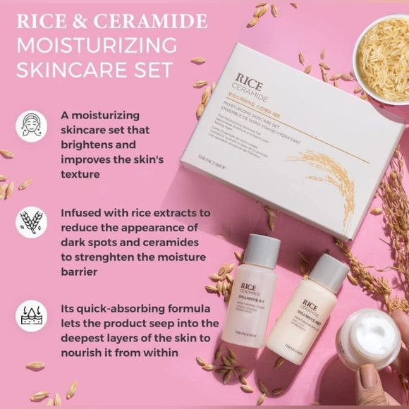 Rice Ceramide Moisturizing Skincare Set - Picture 6 of 9